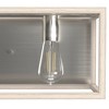 Hunter Fans 33" Squire Manor Wall Lights Brushed Nickel Finish - 4 Light Vanity for Damp Rated Indoor Spaces - 2 of 4