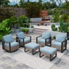 UPTIOT 6-Piece Outdoor Patio Conversation Set - 3 of 4