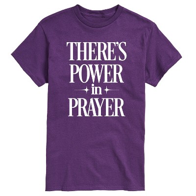 Men's - Instant Message - There's Power In Prayer Short Sleeve Graphic T-Shirt