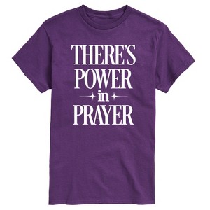 Men's - Instant Message - There's Power In Prayer Short Sleeve Graphic T-Shirt - 1 of 4