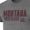 NCAA Montana Grizzlies Men's Gray Tri-Blend Short Sleeve T-Shirt - 3 of 3