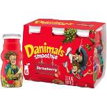 Danimals Strawberry Kids' Smoothies - 6ct/3.1 fl oz Bottles