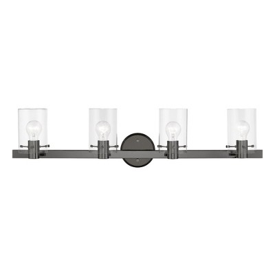 Livex Lighting Munich 4 - Light Vanity in  Black Chrome