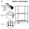 AndMakers 3 Tiers Steel Adjustable Household Shelving Unit (17.7 in. W x 26.3 in. H x 11.8 in. D) - 4 of 4