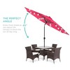 Best Choice Products 10ft Solar LED Lighted Patio Umbrella w/ Tilt Adjustment, UV-Resistant Fabric - 2 of 4