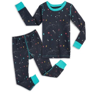 Mightly Toddler Fair Trade 100% Organic Cotton Tight Fit Pajama Set - 1 of 3