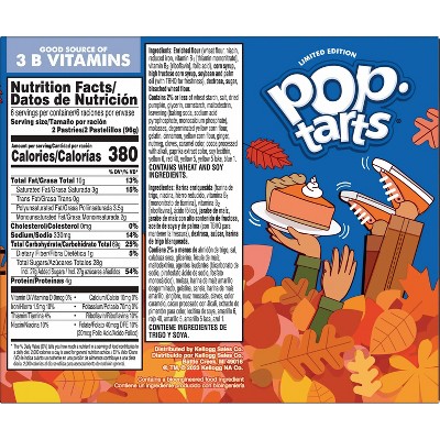 Pop-Tarts Frosted Pumpkin Pie Filling Toaster Pastries - 20.3oz/12ct