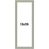 PosterPalooza | Panoramic Sculpted Blue Picture Frame - UV Acrylic, Foam Board Backing, Hanging Hardware - 2 of 4