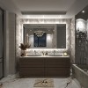 Apmir Super Bright 192 LEDs/m Back LED Lighted Anti-Fog Tempered Glass Bathroom/Vanity Mirror with ETL & 3-Year Warranty - 2 of 4