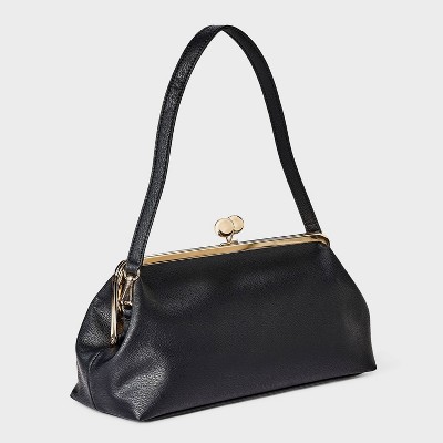 A New Day Kiss Lock Clutch Bag - A New Day™ Black — фото 3