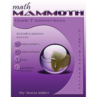 Math Mammoth Grade 7 Answer Keys - by  Maria Miller (Paperback)