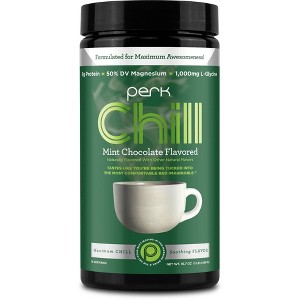 Perk Chill Mint Chocolate Flavored Drink Mix (18 Servings) - Gluten-Free, Peanut-Free - 1 of 4