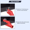 Clamp On Trailer Hitch Receiver, 2" Ball Tractor Mount Receiver,Suitable for SUVs, Trucks, and Large Commercial Vehicles - 2 of 4