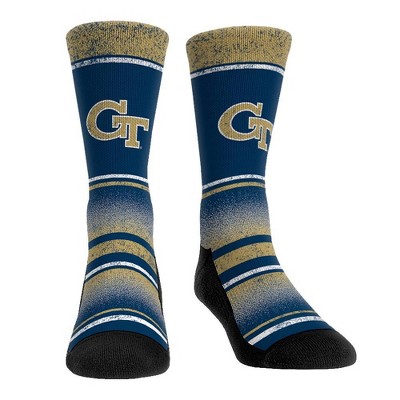 NCAA Georgia Tech Yellow Jackets Vintage Crew Socks - L/XL