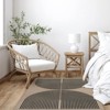 Lahome Modern Rainbow Jute Washable Outdoor Area Rug-Soft, Durable Carpet for Patio, Garden, or Balcony - 3 of 4
