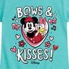 Girls' - Disney - Bows And Kisses Fitted Short Sleeve Graphic T-Shirt - 2 of 4