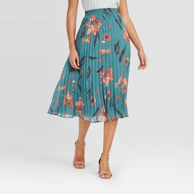 pleated maxi skirt target