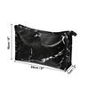 Unique Bargains Makeup Bag Cosmetic Travel Bag Make Up Brush Organizer Bag Marble Makeup Storage Toiletry Bag for Women 9"x3"x6" 1 Pcs - 4 of 4