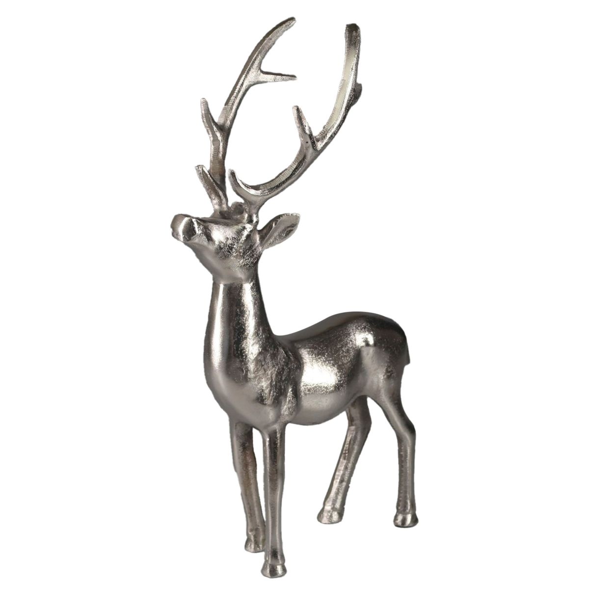Saro Lifestyle Decorative Reindeer Figurine - Sculpted Holiday Tabletop Accent, Rustic Seasonal Decor for Shelves, Mantels and Festive Displays - thumbnail 9