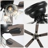 Bella Depot 52" Farmhouse Flush Mount Ceiling Fan with Light and Remote - 3 of 4