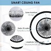 HUMHOLD 24 Inch Smart Ceiling Fan with Lights and Remote/APP Control - 4 of 4