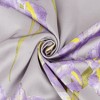 Anna-Kaci Satin Square Scarf with Elegant Floral Print for Neck Hair and Handbag Accessory - 27.5IN×27.5IN - 4 of 4