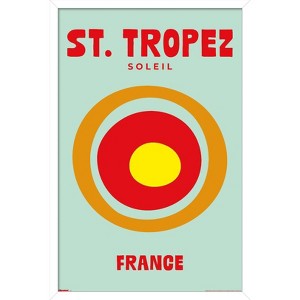 Trends International Reinders: Destinations - Destination St. Tropez Framed Wall Poster Prints - 1 of 4