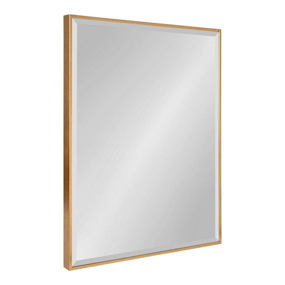 Photos - Wall Mirror 22.75" x 28.75" Rhodes Framed  Gold - Kate and Laurel