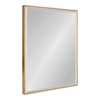 22.75" x 28.75" Rhodes Framed Wall Mirror Gold - Kate and Laurel