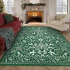TackView Washable Christmas Runner Rug, Non Shedding Christmas Carpet with Non-Slip Backing, Christmas Rugs Floor Carpet for Hallway - 2 of 4