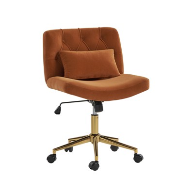 Nigel Modern Flannel Office Chair with Tilt and Adjustable Height Mecha|HULALA HOME