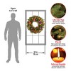 30" Prelit LED Kaleidoscope Artificial Wreath White Lights - National Tree Company - 4 of 4