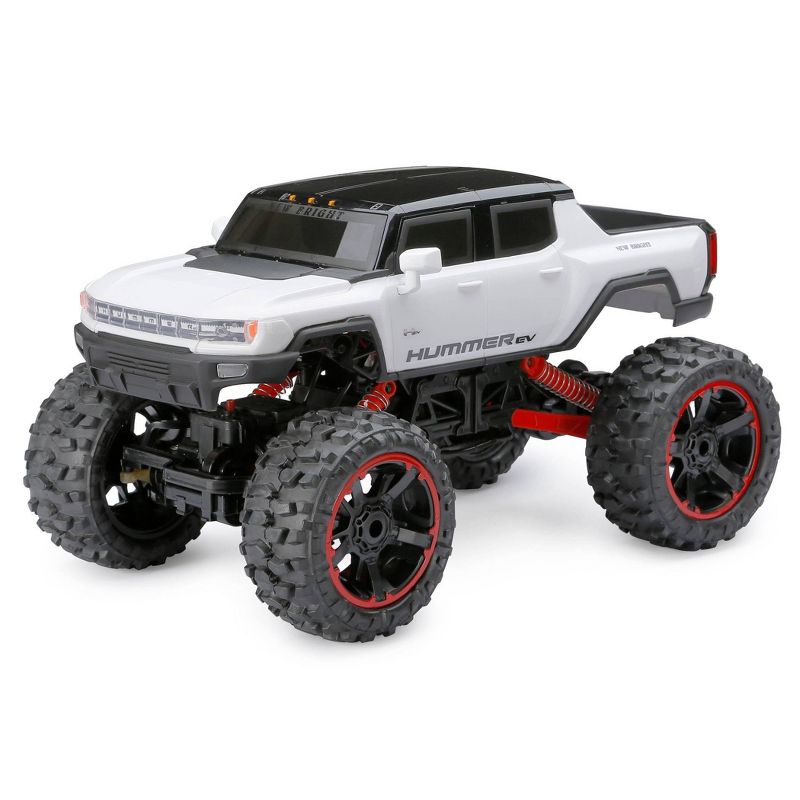 New Bright RC 1:10 Scale GMC Hummer Truck 4x4 - White, 1 of 11