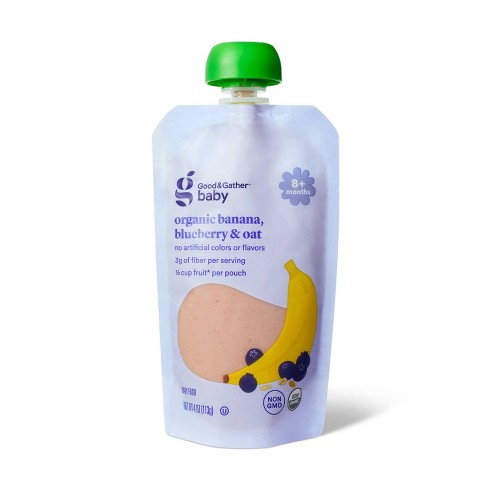 Best Organic Banana Baby Food, Gluten Free Pouches For Infants & Toddlers