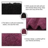 mysuntown Unisex Winter Hat and Scarf Set for Women,Touch Screen Gloves Set and Neck Warmer,Winter Hats for Men - 4 of 4