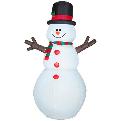 Gemmy Christmas Inflatable Snowman, 6 Ft Tall, Multi : Target