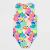 Girls' One Piece Floral Swimsuit - Cat & Jack™ - 2 of 4