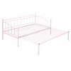 Twin Size Metal Daybed with Trundle, Daybed with Slat No Box Spring Needed For Kids Teens Bedroom Furniture - 4 of 4