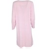 JEFFRICO Womens Long Sleeve Nightgowns Sleepwear Soft Pajama Dress Nightshirts - 4 of 4