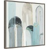 22" x 22" Blue Arches I by Tom Reeves: Hand-Stretched, Polystyrene Framed - Amanti Art - 2 of 4
