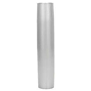 Taco Marine Aluminum Ribbed Table Pedestal - 2-3/8" O.D. - 26" Length - Model Z608266VEL262 - 1 of 1