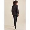 VENUS Womens Metallic Button Front Top - 2 of 4