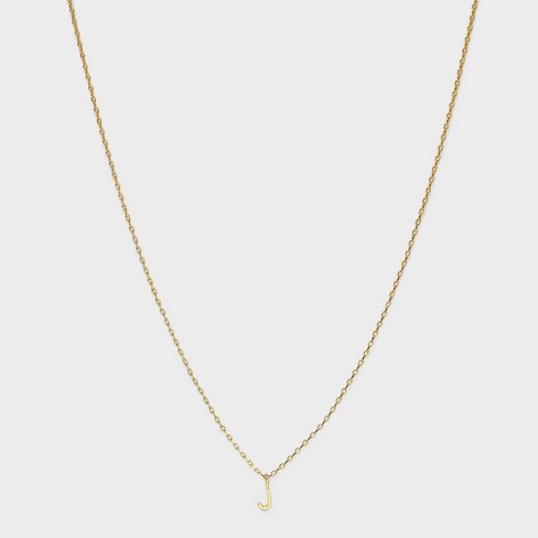 Small j deals initial necklace