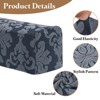 Unique Bargains Anti-Slip Vintage Stretch Jacquard Couch Armrest Slipcovers 2 Pcs - 3 of 4