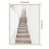Amanti Art Ascending Santorini Stairs by Bella Eve Wood Framed Wall Art Print - 3 of 4