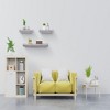 ChicFurnit Wall Shelf Set Floating Wood Shelves Invisible Brackets Hanging Shelf for Books Storage for Indoor Living Room, Gray, 23.62"*5.91"*1.57" - 3 of 4