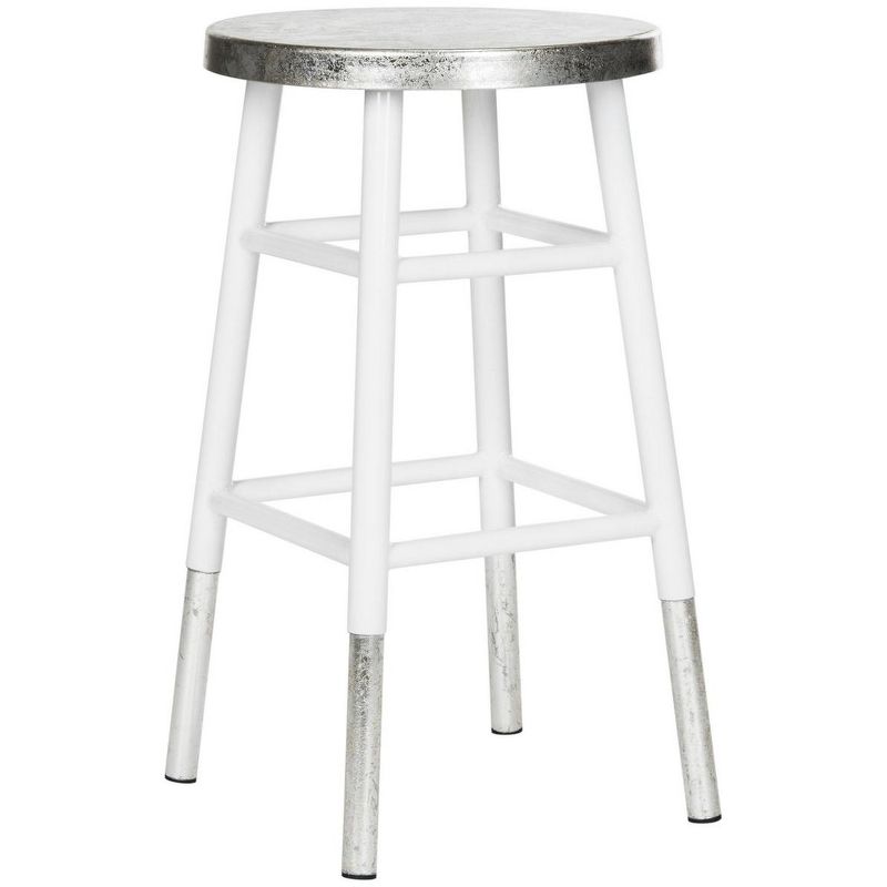 Kenzie Silver Dipped Counter Stool  - Safavieh, 3 of 8