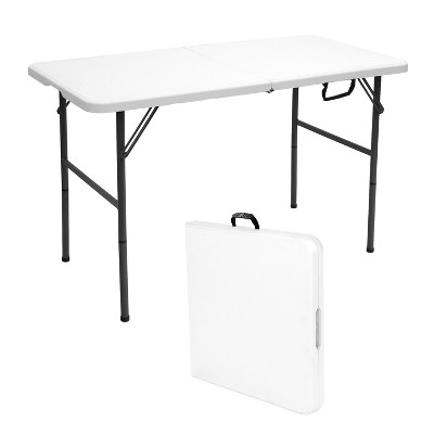 Stansport Folding Camping Table With Adjustable Height 48" x 24"