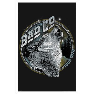 Trends International Bad Company - 1976 Wolf Tour Framed Wall Poster Prints - 1 of 4