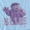If Movie Imaginary Friends Blue Waving Adult T-Shirt Light Blue - 2 of 4